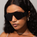 New fashion one-piece large frame sunglasses European and American trend men's and women's wide leg Sunglasses cross-border avan